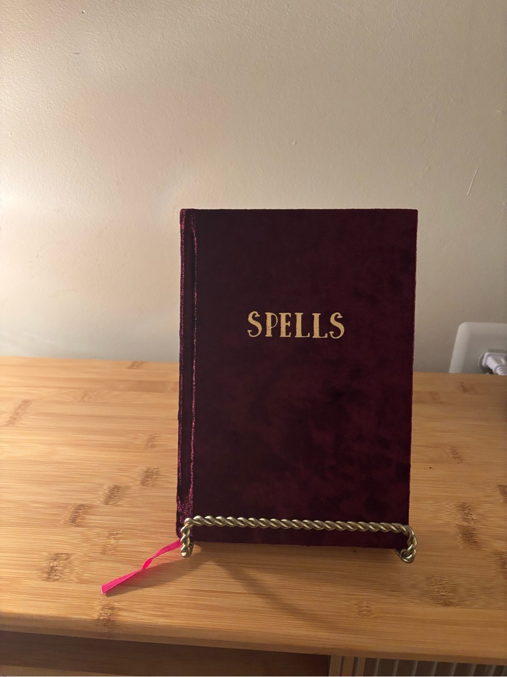 Spells Book on Stand